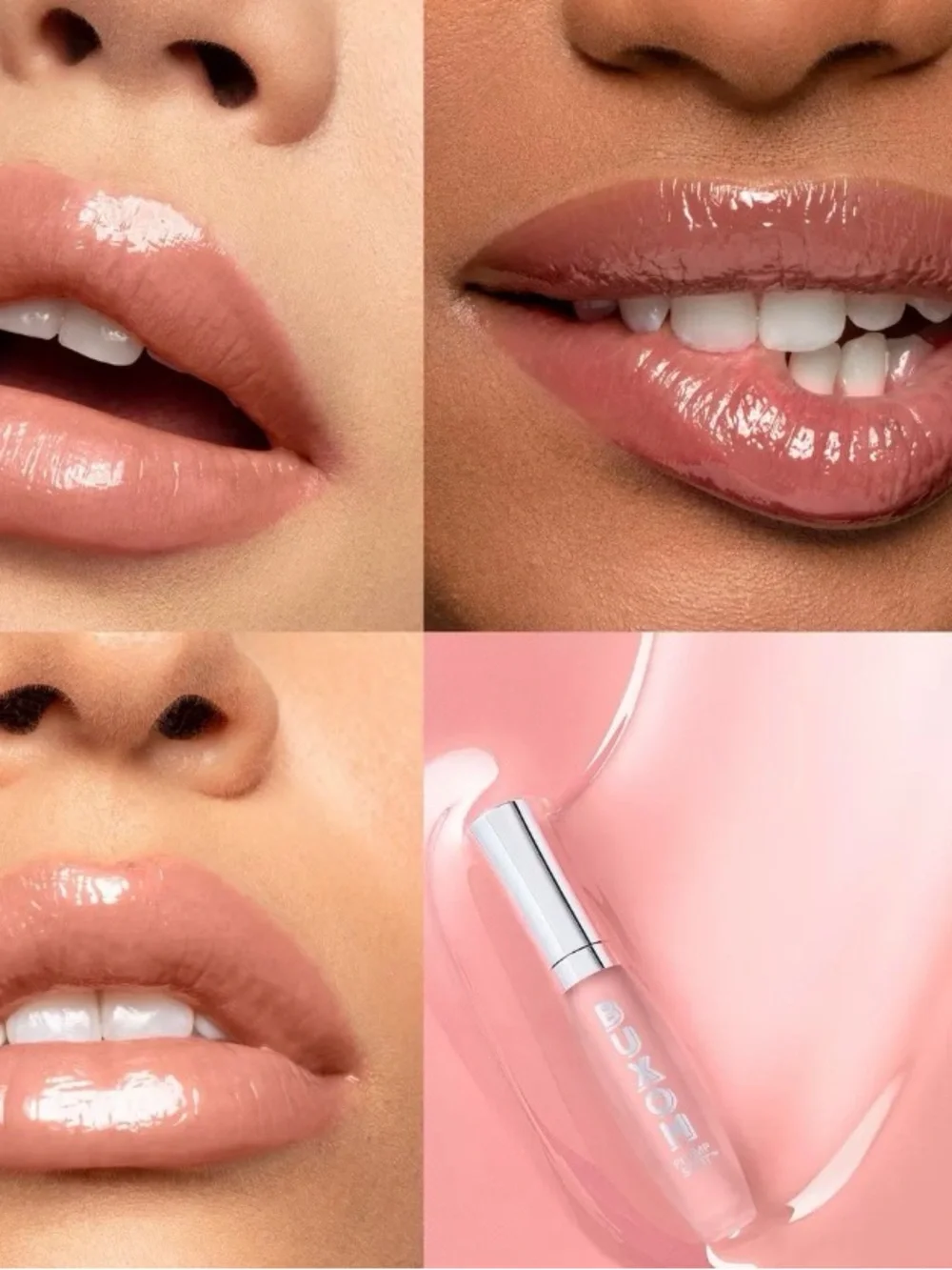 Buxom Plump Shot Sheer Tint Lip Serum w/ Peptides & Hyaluronic Acid- Soft Blush